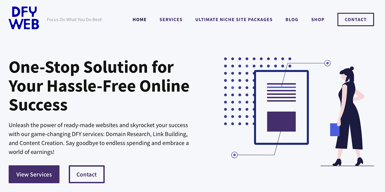 Zesno Launches DFYweb: Your Destination For DFY Niche Sites